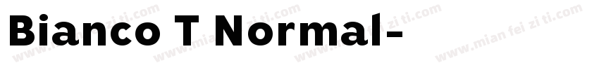 Bianco T Normal字体转换